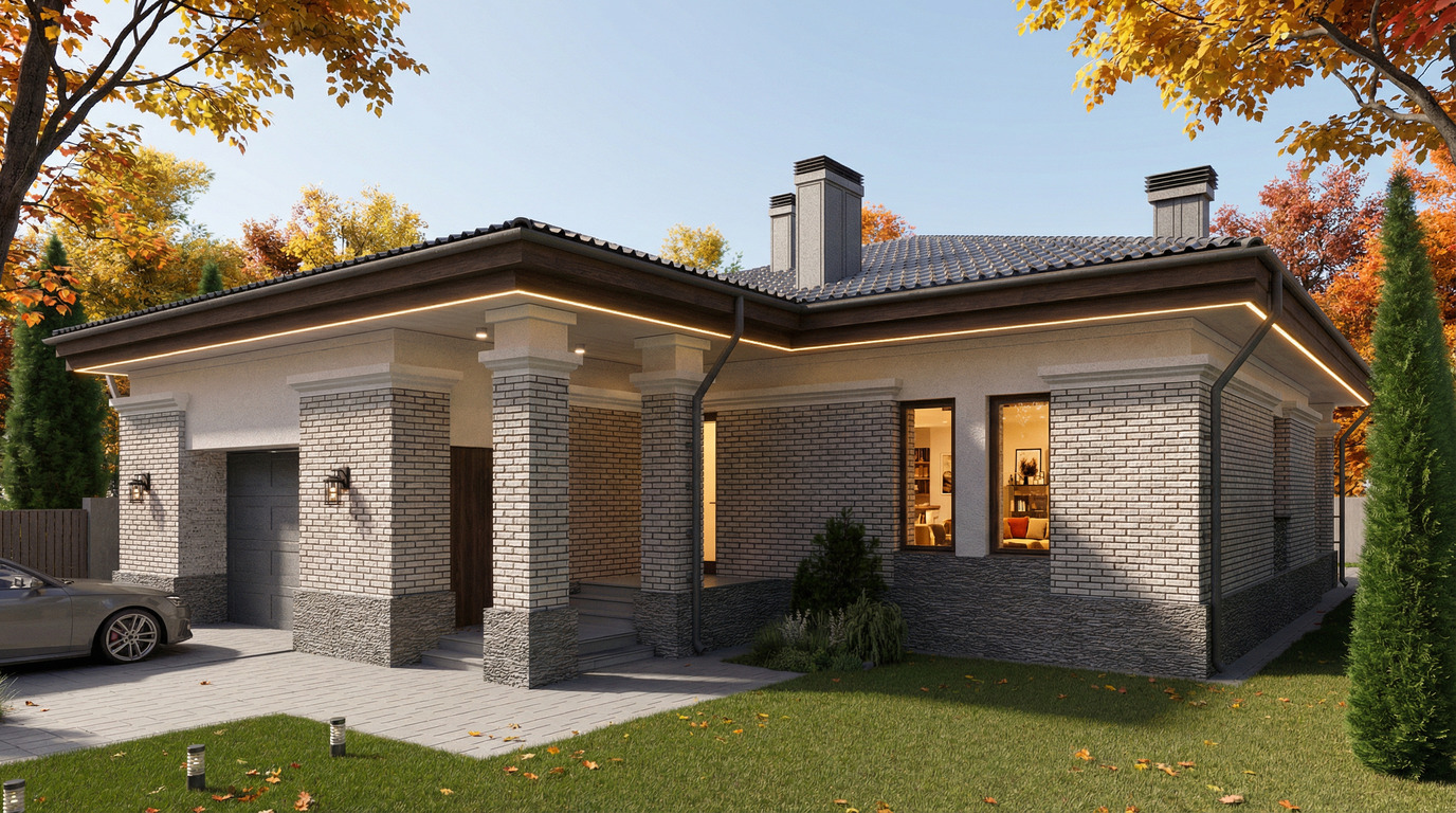 Дом в стиле Неоклассика