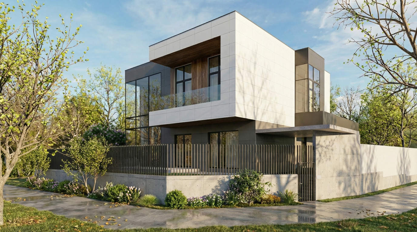 Жилой комплекс на берегу Волги