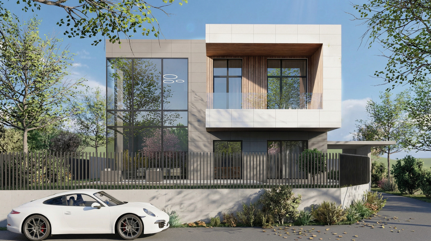 Жилой комплекс на берегу Волги