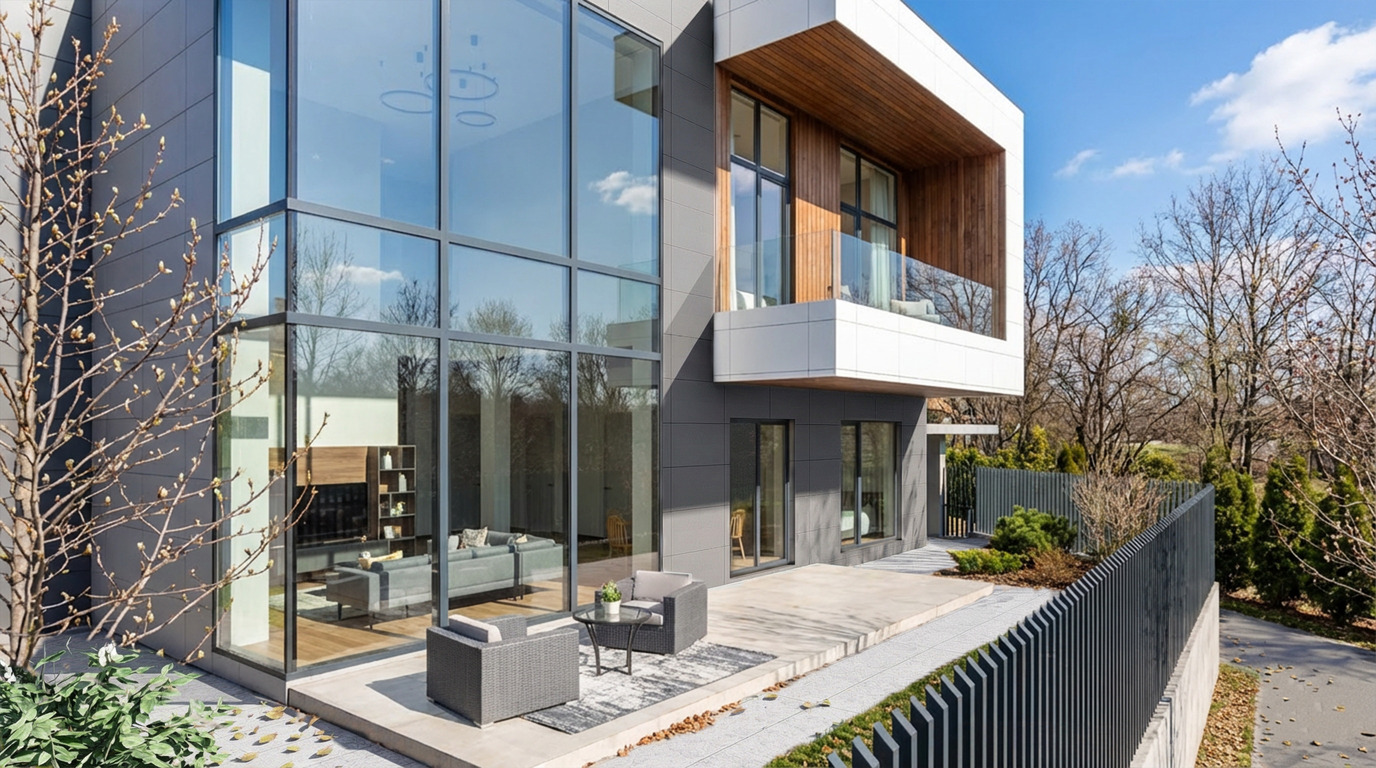 Жилой комплекс на берегу Волги