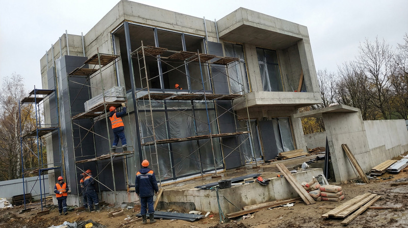 Реализация проекта: от чертежей к готовому дому