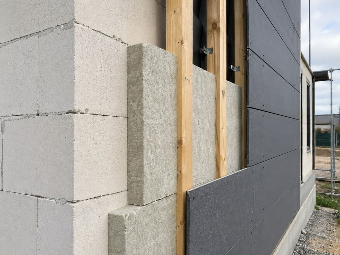 Пирог стены газобетон 400 мм с утеплением 100 мм минваты — норма для климата Уфы